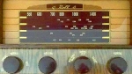 Early radio gramaphone dial