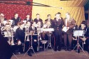 Live Tv 1957 - Peter Collins introduces brass band 